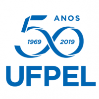 Logo dos 50 anos da UFPel. 