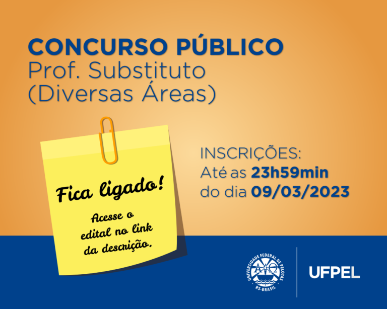 Coordenação de Comunicação Social UFPel lança processo seletivo