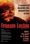 Cartaz Ernesto Laclau em Pelotas