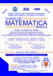 Curso de Matematica Basica 2014-1