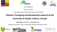 Packaging and Biomaterials research at the University of Guelph