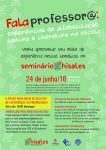 cartaz Falaprofessora Seminario10anosHISALES prazoprorrogado email