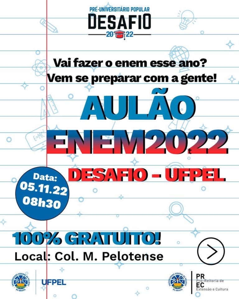 Coordenação De Comunicação Social » Desafio Pré-Universitário Popular ...