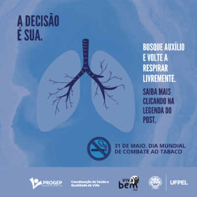Dia Mundial Sem Tabaco é celebrado em 31 de maio