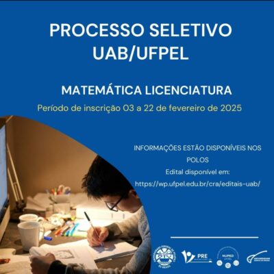 UFPel oferta 600 vagas na modalidade EaD para Matemática e Espanhol