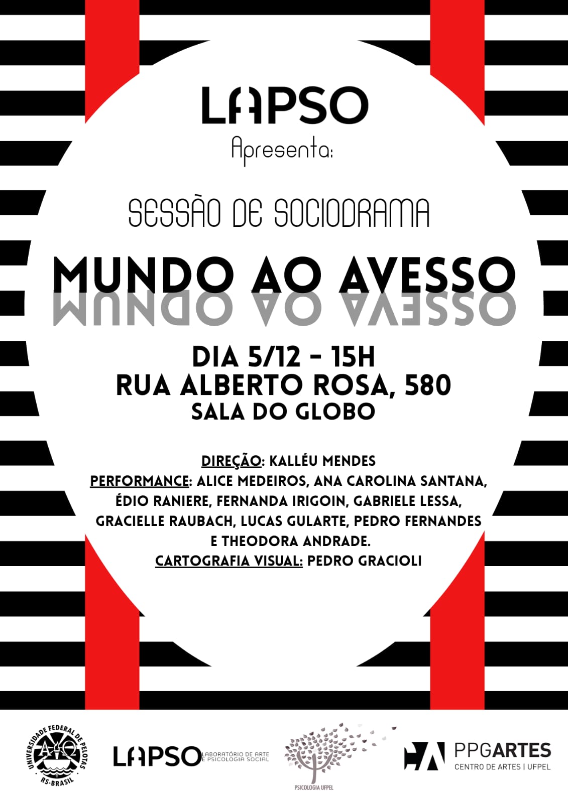 Laboratório de Arte e Psicologia Social realiza oficina de sociodrama